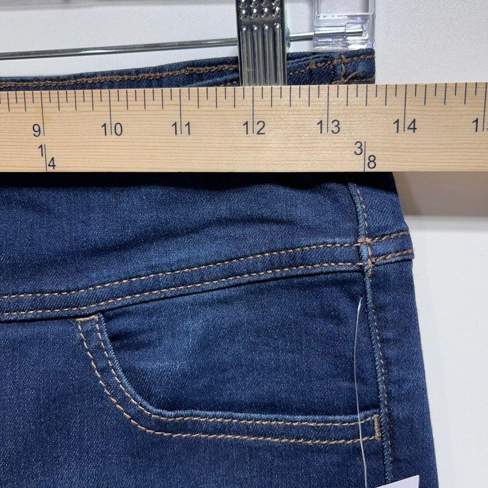 Sofia Jeans by Sofia Vergara Melisa Super High Rise Sz 4 Flare Pull On Dark Wash - Picture 8 of 16